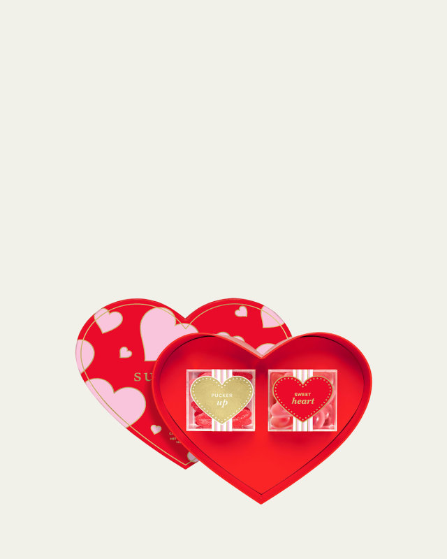 Heart 2-Piece Candy Bento Box - Valentine's Day 2025